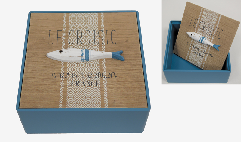 ΞΥΛΙΝΟ ΚΟΥΤΙ ΜΕ ΚΑΠΑΚΙ ΨΑΡΑΚΙ 20cm WH18-171 0621114