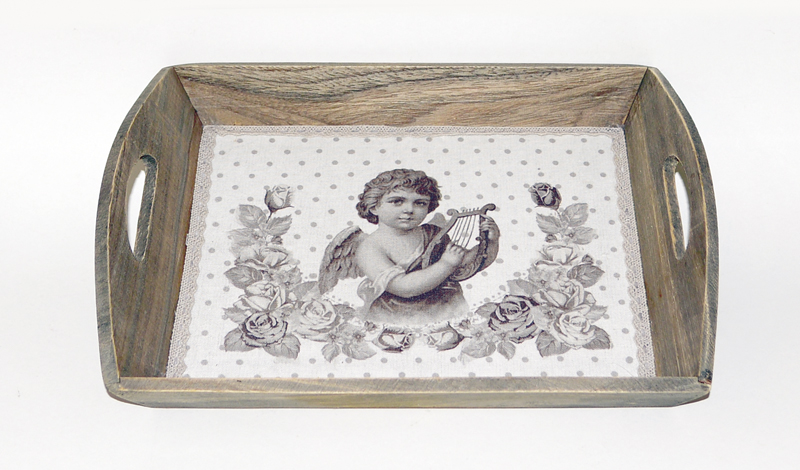 ΞΥΛΙΝΟΣ ΔΙΣΚΟΣ ΑΓΓΕΛΟΣ 38cm x 27.5cm 17-2081 0621133