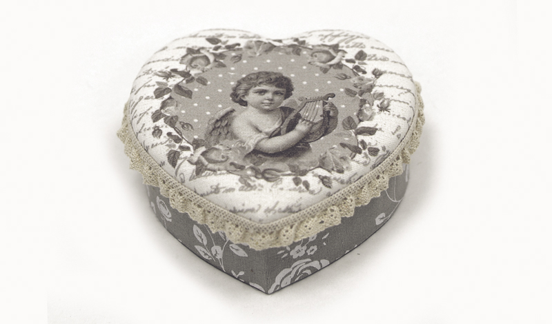 ΚΟΥΤΙ ΚΑΡΔΙΑ ΒΑΜΒΑΚΕΡΟ ΑΓΓΕΛΟΣ 14cm x 6cm 17-2035 0621137