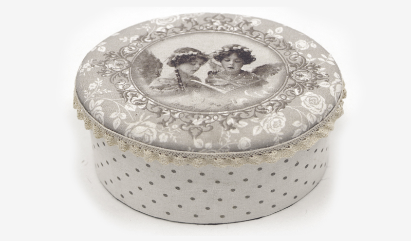 ΞΥΛΙΝΟ ΚΟΥΤΙ ΟΒΑΛ ΒΑΜΒΑΚΕΡΟ ΑΓΓΕΛΟΣ 20cm x 15cm x 9.5cm 17-2040 0621139