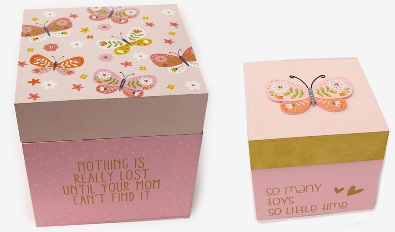 ΞΥΛΙΝΟΣ ΚΥΒΟΣ ΠΕΤΑΛΟΥΔΑ 18cm x 18cm ΣΕΤ/2 BD18-737 0621212