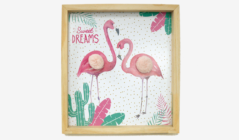 ΠΙΝΑΚΑΣ ΜΕ ΦΛΑΜΙΝΓΚΟ 30cm x 32cm BS18-818 0621219