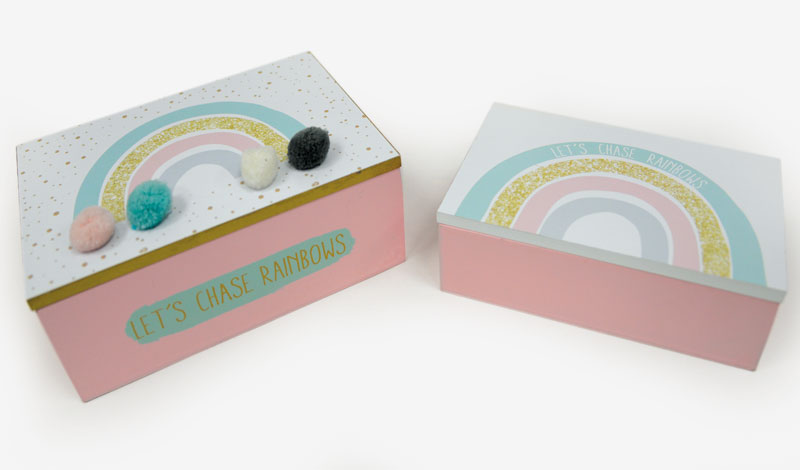 ΞΥΛΙΝΟ ΚΟΥΤΙ ΟΥΡΑΝΙΟ ΤΟΞΟ ΣΕΤ/2 17cm x 12cm KF19-0363 0621293