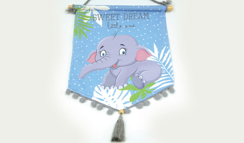 ΜΠΑΝΕΡ ΕΛΕΦΑΝΤΑΚΙ 28cm x 22cm XYX19-800B 0621303