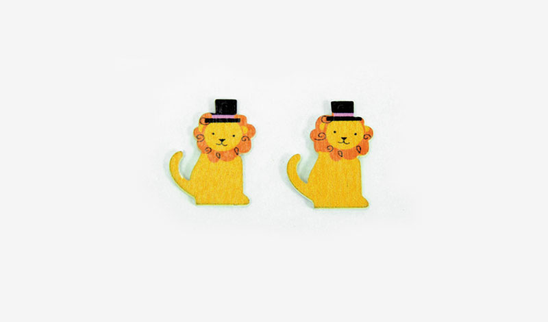 ΞΥΛΙΝΟ ΛΙΟΝΤΑΡΑΚΙ ΜΙΚΡΟ 1.85cm x 2.5cm 0621319