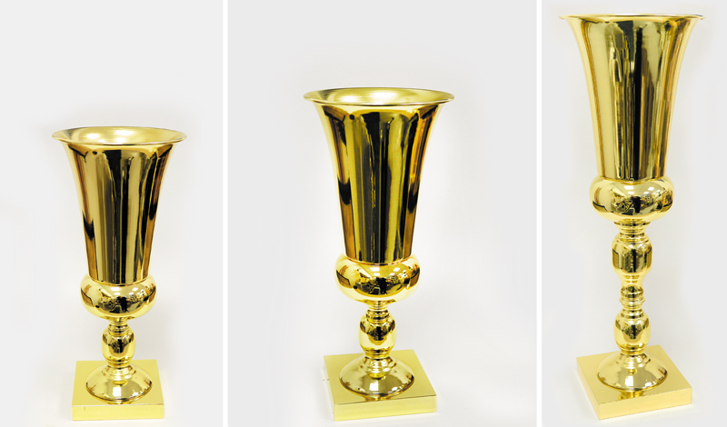 ΜΕΤΑΛΛΙΚΟ ΑΝΘΟΔΟΧΕΙΟ ΜΕΣΑΙΟ 47cm FH-QZ220608 0621418