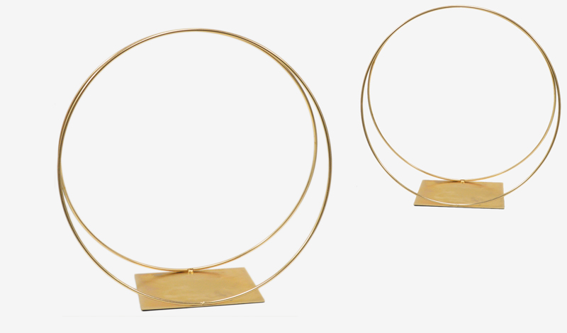 ΜΕΤΑΛΛΙΚΟΣ ΚΥΚΛΟΣ ΔΙΠΛΟΣ ΜΕ ΒΑΣΗ 48cm 0621477