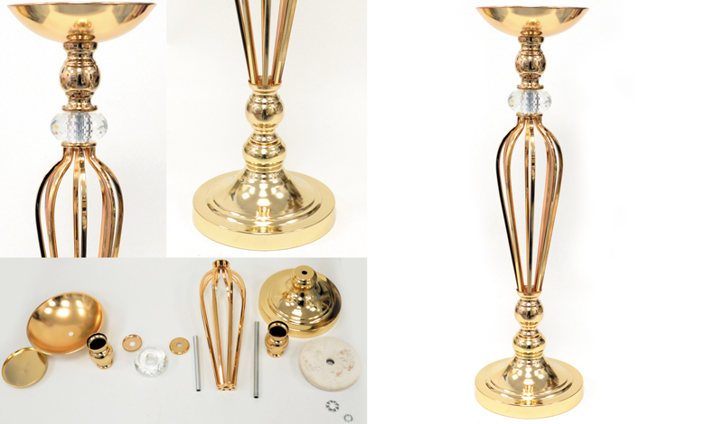 ΜΕΤΑΛΛΙΚΟ ΣΤΑΝΤ ΛΟΥΛΟΥΔΙΩΝ 16cm x 54.5cm 0621496