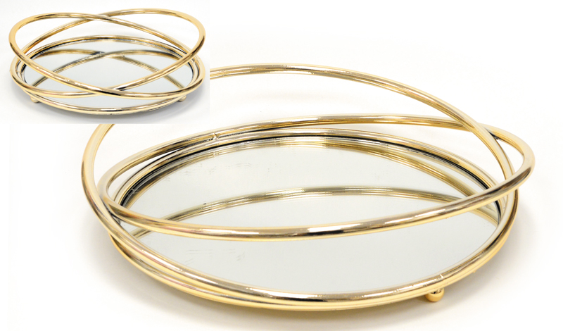 ΜΕΤΑΛΛΙΚΟΣ ΔΙΣΚΟΣ ΜΕ ΚΑΘΡΕΠΤΗ 33cm 0621499