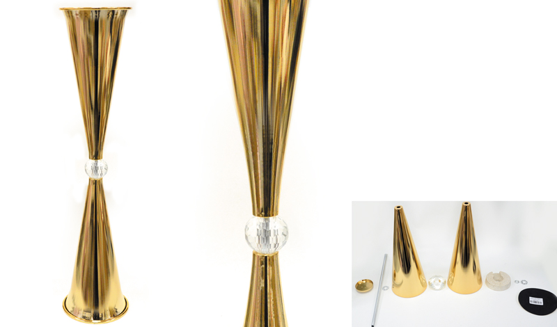 ΜΕΤΑΛΛΙΚΟ ΣΤΑΝΤ ΓΙΑ ΛΟΥΛΟΥΔΙΑ 16cm x 57cm 0621504