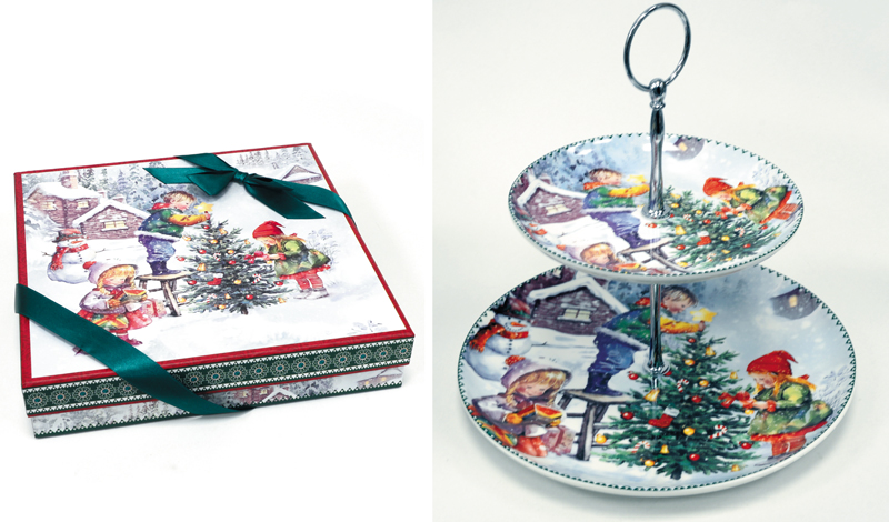 ΧΡΙΣΤΟΥΓΕΝΝΙΑΤΙΚΟΣ ΔΙΣΚΟΣ ΔΙΩΡΟΦΟΣ ΑΠΟ ΠΟΡΣΕΛΑΝΗ ΜΕ ΚΟΥΤΙ ΔΩΡΟΥ 0621511