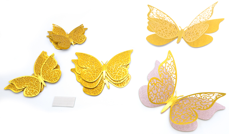 ΠΕΤΑΛΟΥΔΕΣ 3D ΣΕΤ/12 ΜΕ ΑΥΤΟΚΟΛΛΗΤΟ 0621593