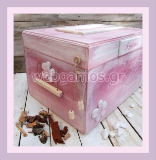 Ξύλινο Κουτί βάπτισης dream tree (853539)