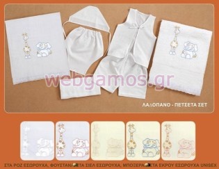 Λαδόπανα Βάπτισης ζωάκια (01107)