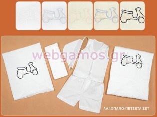 Λαδόπανα Βάπτισης βέσπα (01117)