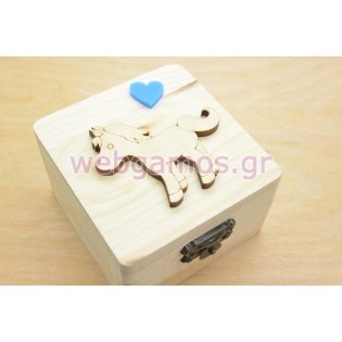 Ξύλινο κουτί αλογάκι