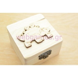 Ξύλινο κουτί δεινοσαυράκι