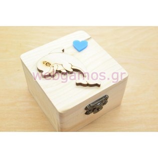 Ξύλινο κουτί δελφίνι