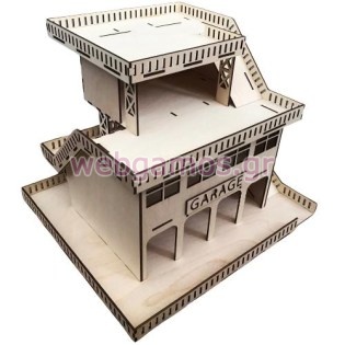 Ξύλινο τριώροφο Πάρκινγκ γκαράζ (101127)