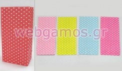 Χάρτινο Τσαντάκι πουά (0402079)