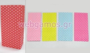 Χάρτινο Τσαντάκι πουά (0402079)