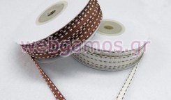 Κορδέλα Γκρο με ραφή 0.6 εκ (0501169)