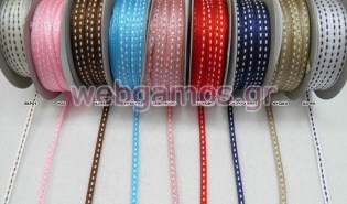 Κορδέλα Γκρο με ραφή 0.3 εκ (0501217)