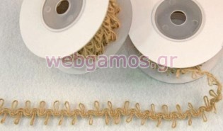 Κορδέλα Λινάτσα με αυτάκια (0501249)