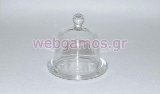 Γυάλινη Τουρτιερίτσα 12 εκ (0503131)
