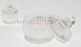 Μπομπονιέρα μικρή φοντανιέρα με ρίγες (0503137)