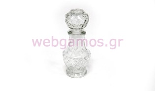 Μπουκαλάκι Ανάγλυφο διαμάντι 60ml (0503235)