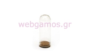 Γυάλινος δοκιμαστικός σωλήνας 8 εκ (0503260)