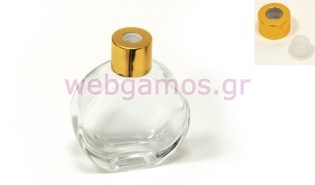 Μπουκαλάκι Γυάλινο οβάλ 50ml αρωματικού χώρου (0503267)