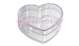 Πλέξιγκλας Κουτί καρδιά 8.5x4cm (0506223)