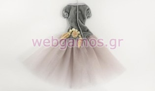 Φορεματάκι Βελούδο και τούλι (0508038)