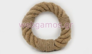 Στεφάνι λινάτσα σχοινί (0513021)