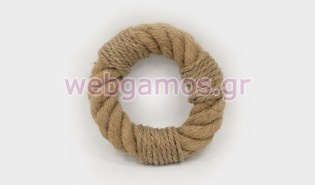 Στεφάνι λινάτσα σχοινί (0513025)