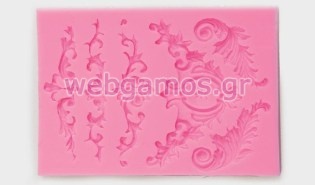 Καλούπι σιλικόνης βιντάζ μπορντούρες (0515099)