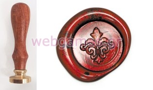 Σφραγίδα βουλοκέρι 2.5 εκ ακροκέραμο (05151711)