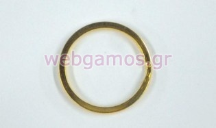 Κρίκος Μεγάλος χρυσός 3 εκ (0517370)