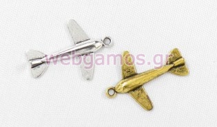 Μεταλλικό Διακοσμητικό αεροπλάνο (0517481)