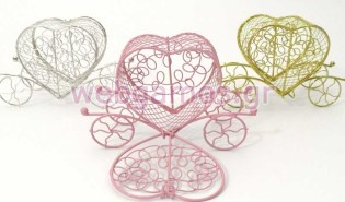 Μπομπονιέρα Άμαξα καρδιά (0517642)