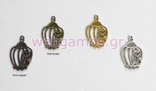 Μεταλλικό Κλουβί κρεμαστό οβάλ (0518000)