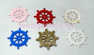 Ξύλινο διακοσμητικό τιμόνι (0519016)