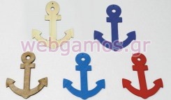 Ξύλινο διακοσμητικό άγκυρα (0519018)