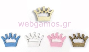 Ξύλινο Διακοσμητικό κορώνα μικρό (0519098)