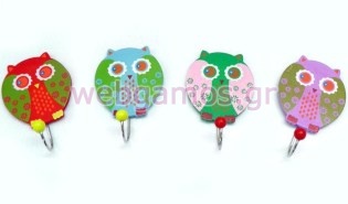 Μπομπονιέρα Κρεμάστρα κουκουβάγια (0519212)