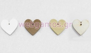 Ξύλινο Διακοσμητικό καρδιά (0519224)