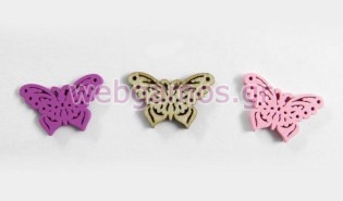 Ξύλινο Διακοσμητικό πεταλούδα (0519236)