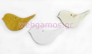 Ξύλινο Κουτί Ευχών βάπτισης πουλάκια (853550)